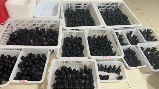 Obsidian carvings